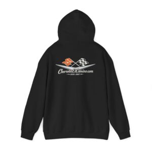 El Camino Hoodie - Orange Racing Flag - Back