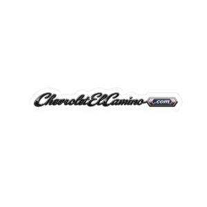 Chevrolet El Camino Sticker Script Decal - ChevroletElCamino.com