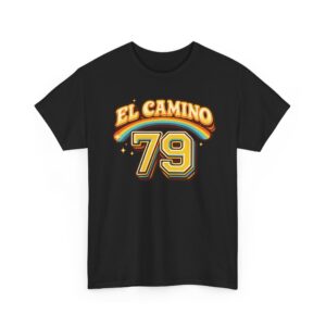 1979 El Camino T-Shirt "Retro Style in Black" - ChevroletElCamino.com